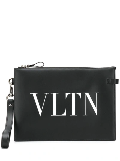 Valentino Garavani Vltn Pouch In Black