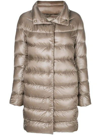 Herno Dora Puffer Jacket In Beige