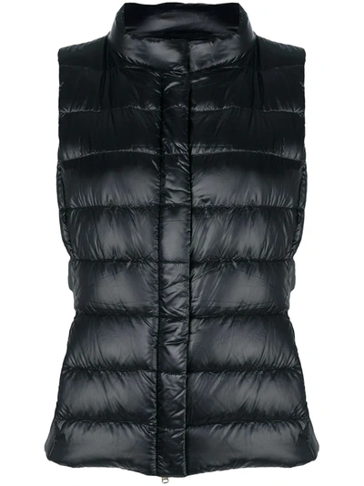 Herno Iconico Down Puffer Vest In Black