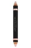 Anastasia Beverly Hills Highlighting Duo Pencil Matte Camille / Sand Shimmer 0.18 oz/ 5 G In N,a