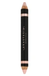 Anastasia Beverly Hills Highlighting Duo Eyebrow Pencil Matte Camille / Sand Shimmer 0.18 oz/ 5 G In Camille Sand