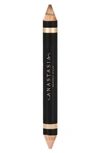 Anastasia Beverly Hills Highlighting Duo Eyebrow Pencil Matte Shell / Lace Shimmer 0.18 oz/ 5 G In Shell/lace