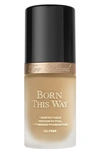 Too Faced Born This Way Natural Finish Longwear Liquid Foundation Golden Beige 1 oz/ 30 ml In Golden Beige