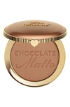 Too Faced Chocolate Soleil Matte Bronzer Chocolate Soleil 0.28 oz/ 8 G In Chocolate Soleil