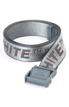 Off-white Classic Logo Industrial Belt In Medium Grey