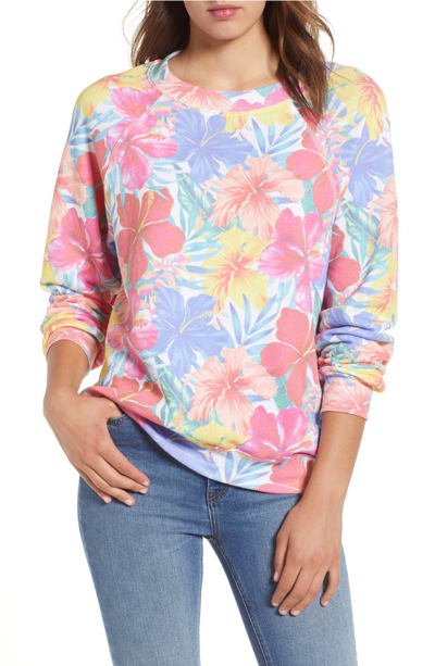 Wildfox Tropicalia Sommers Sweatshirt In Multi