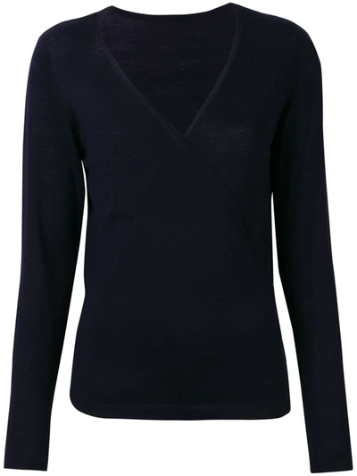 Sottomettimi Rexpect V-neck Wrap Sweater In Grey