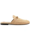 GUCCI PRINCETOWN RAFFIA SLIPPERS,5260489I22012964426