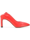 Officine Creative Pointed Toe Pumps - Red In Red
