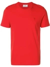 AMI ALEXANDRE MATTIUSSI crewneck T-shirt red Ami de Coeur embroidery,A18J10872012618174