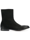 ALEXANDER MCQUEEN DISTRESSED ANKLE BOOTS,526258WHMV012980877