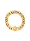 Versace Chain Medusa Bracelet In Metallic