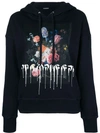 ALEXANDER MCQUEEN FLORAL PAINT DRIP HOODIE,531193QLZ1512980949