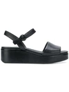 Camper Misia Platform Wedge Sandal In Black