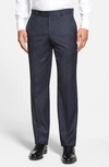 TED BAKER JEFFERSON FLAT FRONT WOOL TROUSERS,TB64251 878