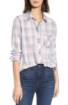 Rails Hunter Plaid Shirt In Berry Sky Shell