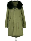 MR & MRS ITALY fur-trim parka coat,PK1001SC212974832