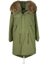 MR & MRS ITALY fur-trim parka coat,PK1001SC212974831
