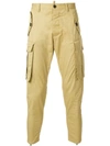 DSQUARED2 DSQUARED2 CROPPED CARGO TROUSERS - NEUTRALS,S74KB0204S4892812708457