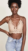 FREE PEOPLE ADELLA BRALETTE ALMOND,FREEP44319