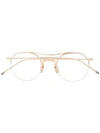 THOM BROWNE classic round glasses,TB903AGLD4912975865