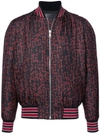 GIVENCHY SEIDENBOMBERJACKE MIT PRINT,BM005E10YT12979830