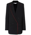 STELLA MCCARTNEY 羊毛双排扣西装式外套,P00329715