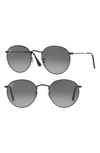 RAY BAN PHANTOS 50MM ROUND SUNGLASSES,RB3447N50-XM