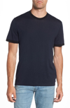 James Perse Regular Fit Ringer T-shirt In French Navy/ Black