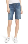 AG 'NIKKI' DISTRESSED DENIM BERMUDA SHORTS,PVC1604