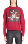 ALEXANDER MCQUEEN PAINT DRIP GRAPHIC SWEATSHIRT,531361QLZ15