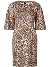 ADAM LIPPES ADAM LIPPES LEOPARD-PRINT SCULPTED MINI DRESS - BROWN,P18701DR12852974