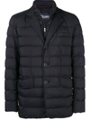 Herno Double Layer Down Jacket In Blue