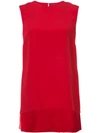 ADAM LIPPES ADAM LIPPES RELAXED-FIT TUNIC TOP - RED,P18102SE12831644