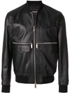 DSQUARED2 POCKET LEATHER JACKET,S74AM0850SY128612906201