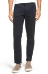 Vince Soho Five-pocket Stretch-cotton Pants In Coastal Blue