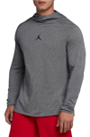 Nike Men s Air Jordan 23 Alpha Long sleeve Training Hoodie Grey ModeSens