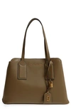 MARC JACOBS THE EDITOR LEATHER TOTE - BEIGE,M0012564