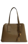 Marc Jacobs The Editor Leather Tote - Beige In Lichen