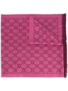 GUCCI GUCCI GG JACQUARD SHAWL - PINK,1334833G20011839251