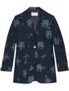 GUCCI Flowers fil coupé cotton wool jacket,501147ZLM2712964405
