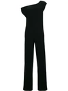 Norma Kamali Tailored Fitted Jumpsuit In Black