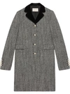 GUCCI SINGLE-BREASTED WOOL COAT,516422ZLW0512973062
