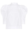 CHLOÉ 棉质泡泡袖女式上衣,P00337372