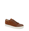 Lanvin Men's Matte Cap-toe Low-top Sneakers, Lightbrown In Light Brown