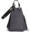 LOEWE HAMMOCK MEDIUM CALFSKIN LEATHER HOBO,38712KBT38