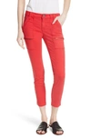 Joie Park Stretch Twill Skinny Jeans In Matador Red