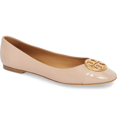 Tory Burch Chelsea Cap Toe Ballet Flat In Goan Sand/ Goan Sand