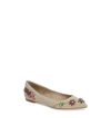 TORY BURCH MEADOW EMBELLISHED POINTY TOE FLAT,48422