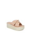 TORY BURCH SCALLOP PLATFORM SLIDE SANDAL,47808